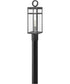 Porter 1-Light Medium Outdoor Post Top or Pier Mount Lantern 12v in Aged Zinc