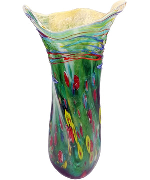 Petria Hand Blown Art Glass Vase