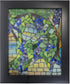 Grapevine Mosaic Art Glass Wall Panel