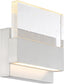 7"W Ellusion 1-Light LED Vanity & Wall Polished Nickel