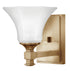 7"W Abbie 1-Light Bath Sconce in Brushed Caramel