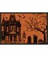 Framed Haunted House I by Anne Tavoletti Canvas Wall Art Print (33  W x 23  H), Sylvie Black Frame