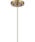 Gaze 1-Light Pendant Satin Brass