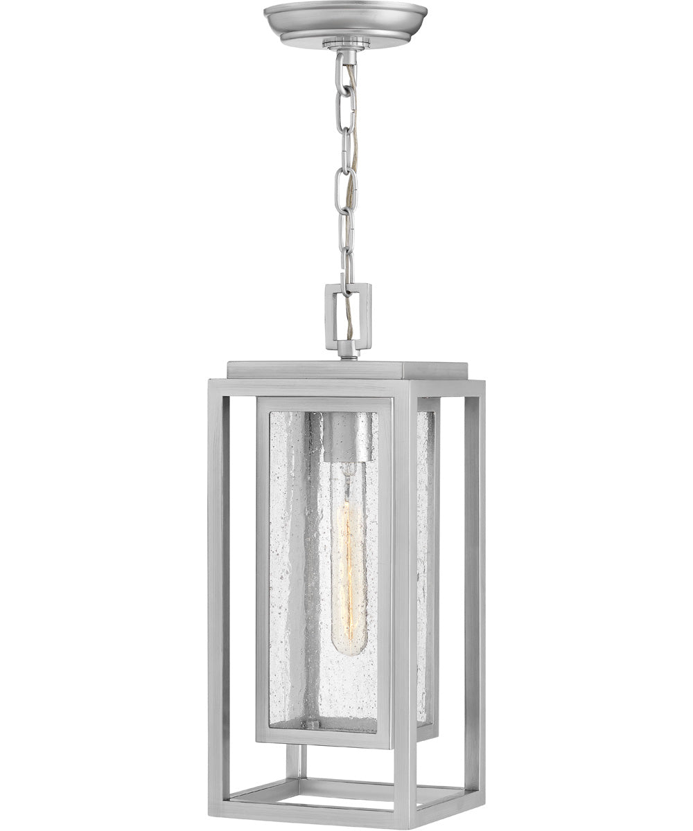 1-Light Medium Hanging Lantern in Satin Nickel