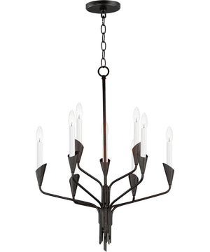 Calyx 9-Light Chandelier Black