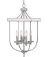Gulliver 4-Light Foyer Galvanized Finish