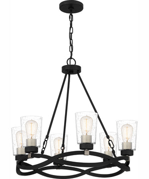 Overlook 6-light Chandelier Earth Black