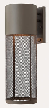 22"H Aria Outdoor Wall Lantern Buckeye Bronze