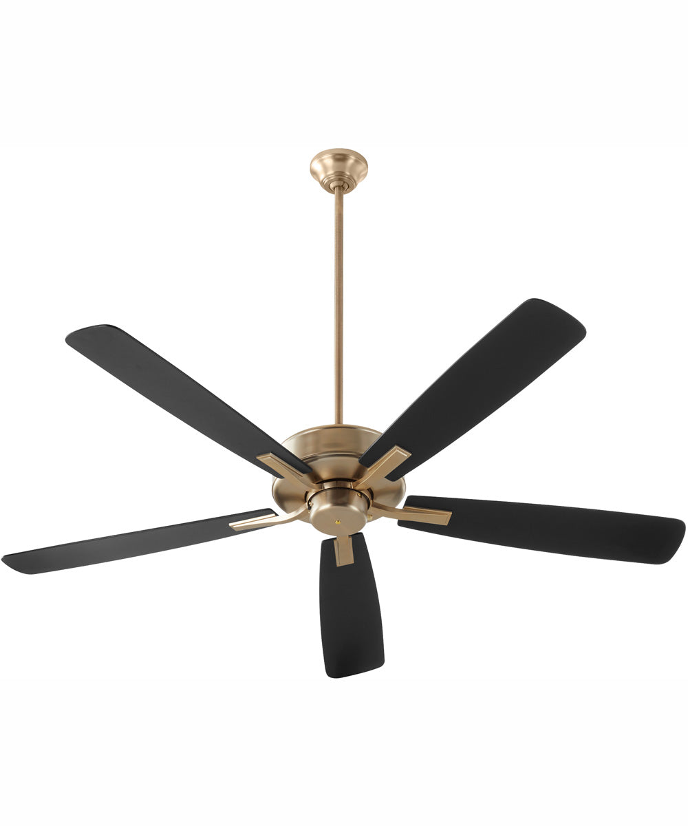 60" Ovation Ceiling Fan Aged Brass