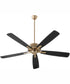 60" Ovation Ceiling Fan Aged Brass