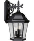 Welbourne 3-Light Wall Lantern Textured Black