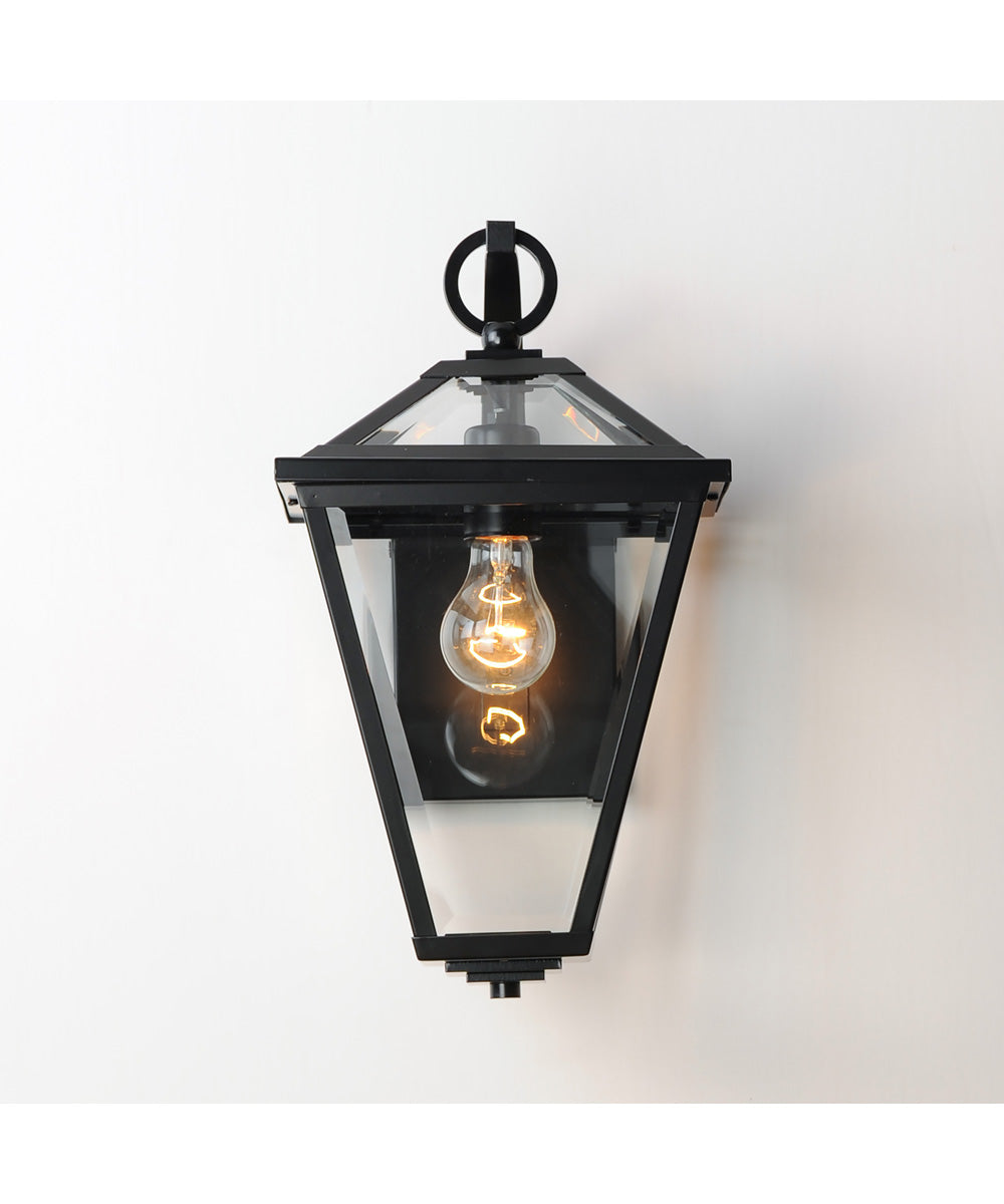 Prism 16 inch Outdoor Wall Sconce Black