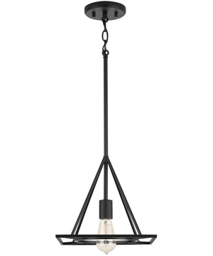 Fred 1-Light Pendant Matte Black