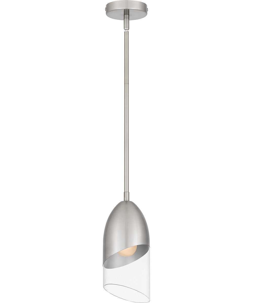 Haynes Small 1-light Mini Pendant Brushed Nickel