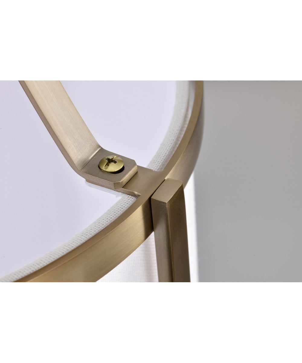 Easton 1-Light Pendant Burnished Brass