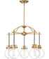 Sidwell 5-light Chandelier Weathered Brass