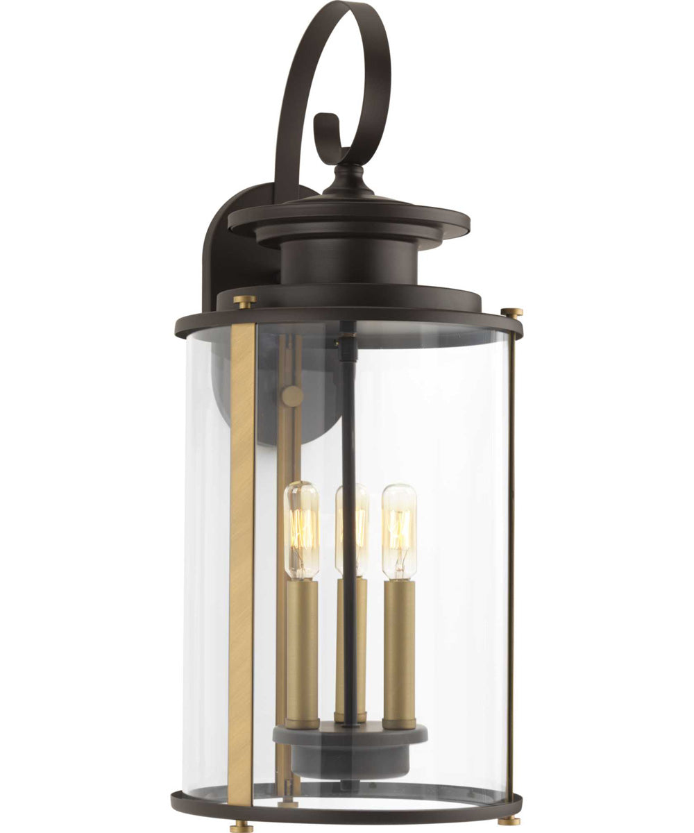 Squire 3-Light Large Wall Lantern Antique Bronze