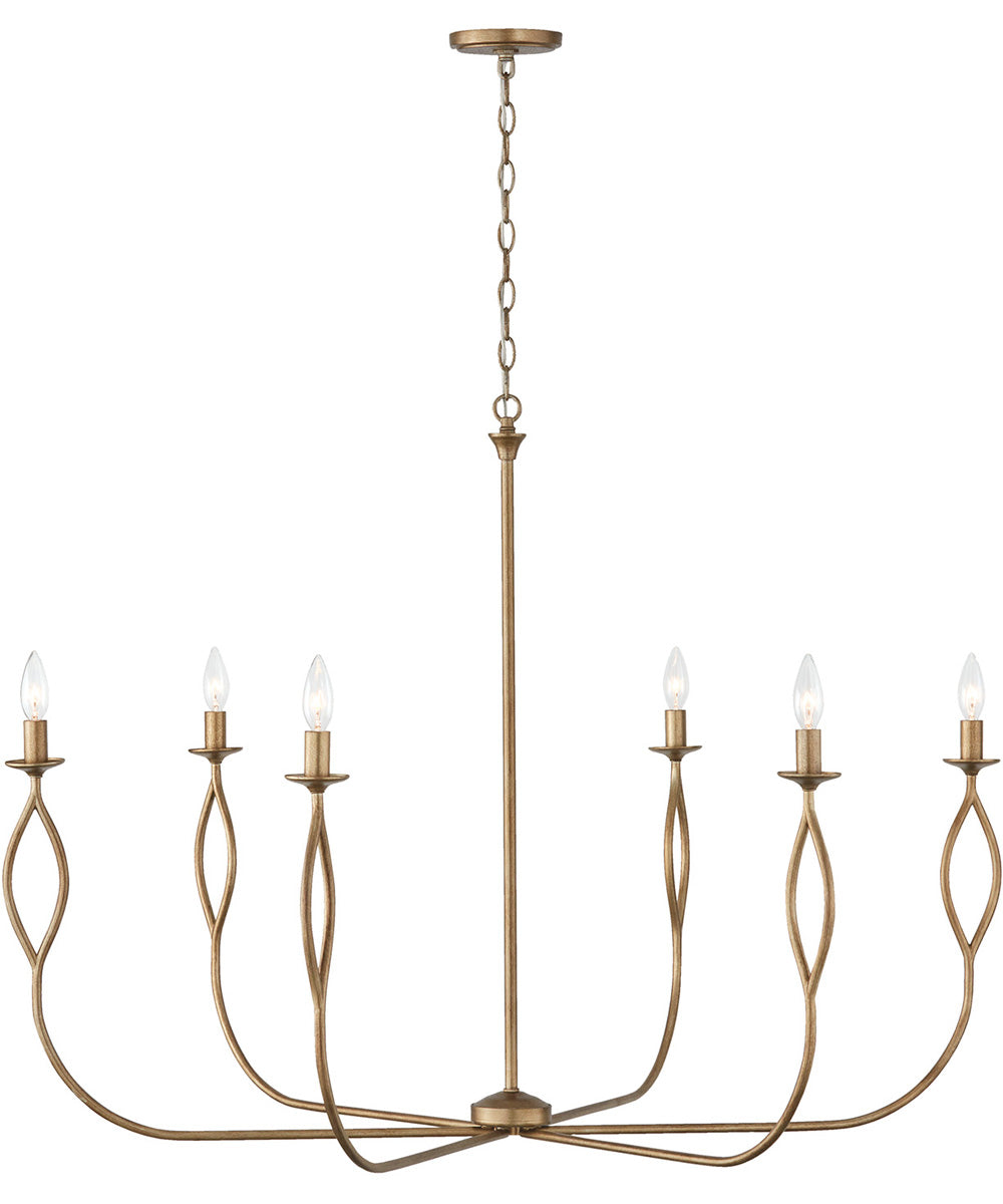 Cohen 6-Light Chandelier Mystic Luster