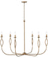 Cohen 6-Light Chandelier Mystic Luster