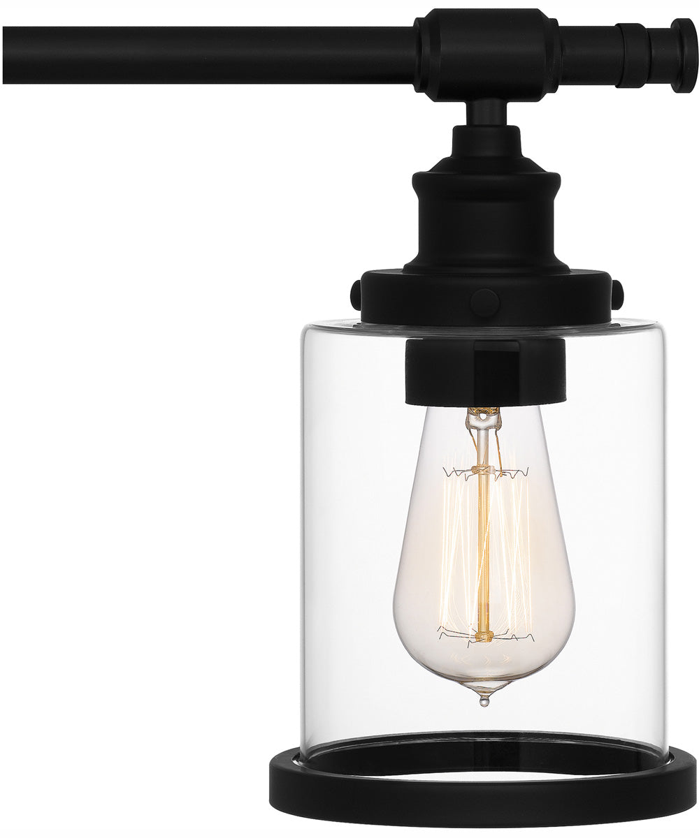 Dixie Extra Large 4-light Bath Light Matte Black