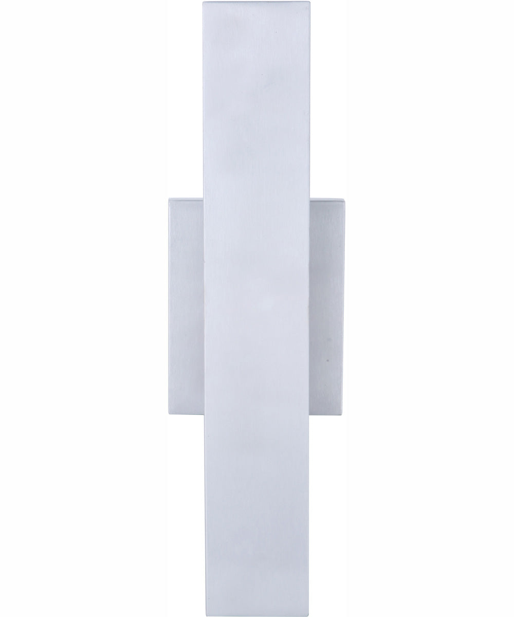 Rens 1-Light Outdoor Wall Lantern Brushed Aluminum