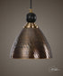 Adastra 1 Light Antique Brass Pendant