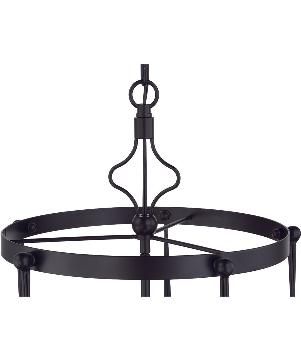 Jolenne 6-Light Foyer Flat Black