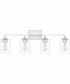 Prescott Extra Large 4-light Bath Light Brushed Nickel