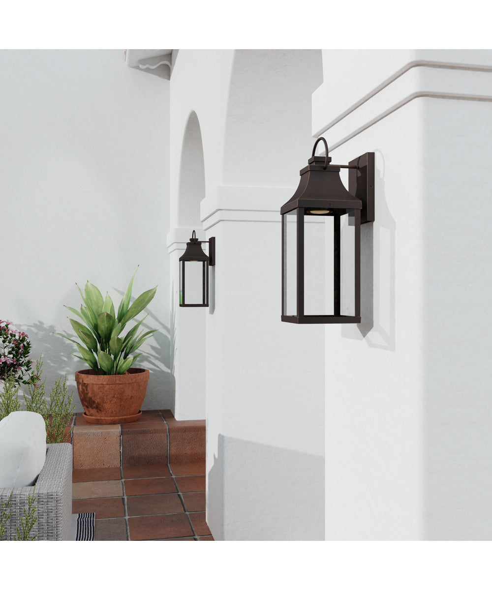 Bradford 1-Light Outdoor Wall-Lantern Rain or Shine - Oiled Bronze