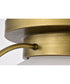 Lakeshore 1-Light Close-to-Ceiling Natural Brass