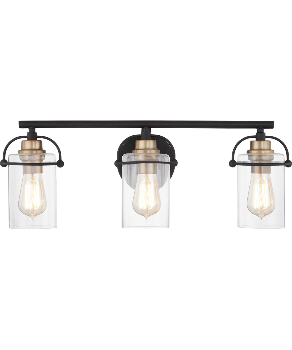 Emerson Large 3-light Bath Light Matte Black