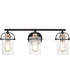 Emerson Large 3-light Bath Light Matte Black