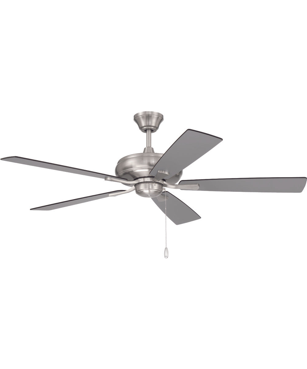 52" Eos Ceiling Fan (Blades Included) Brushed Polished Nickel