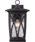Grover Medium 1-light Outdoor Wall Light Mystic Black