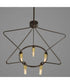 Hangar 5-Light Farmhouse Chandelier Light Antique Bronze