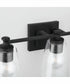 Myles 3-Light Vanity Matte Black
