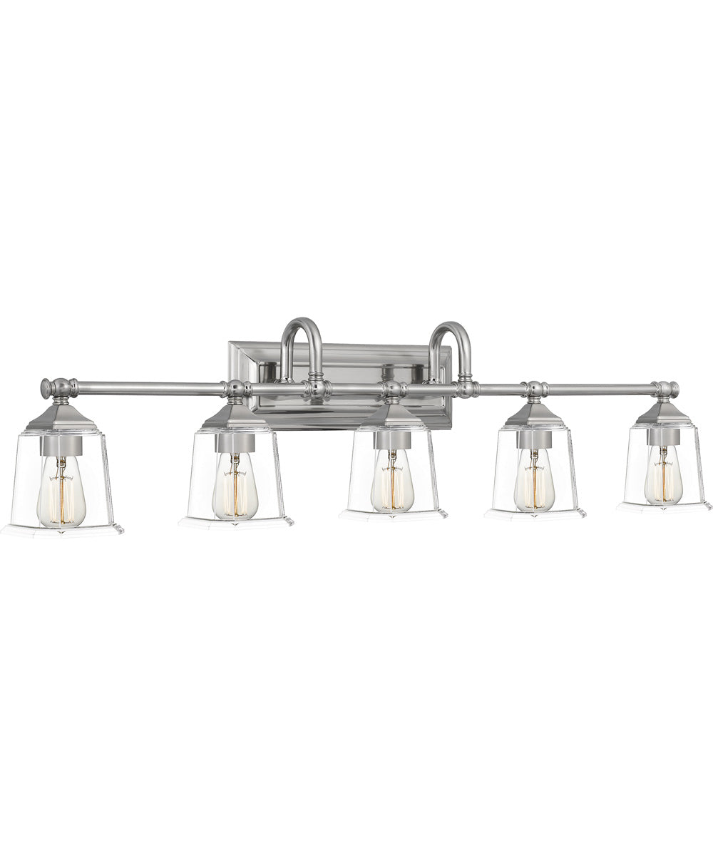 Nicholas 5-light Bath Light Brushed Nickel