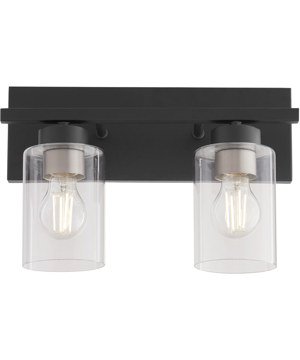 Carter 2-light Bath Vanity Light Matte Black