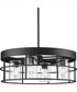 Burgess 4-Light Modern Farmhouse Chandelier Matte Black