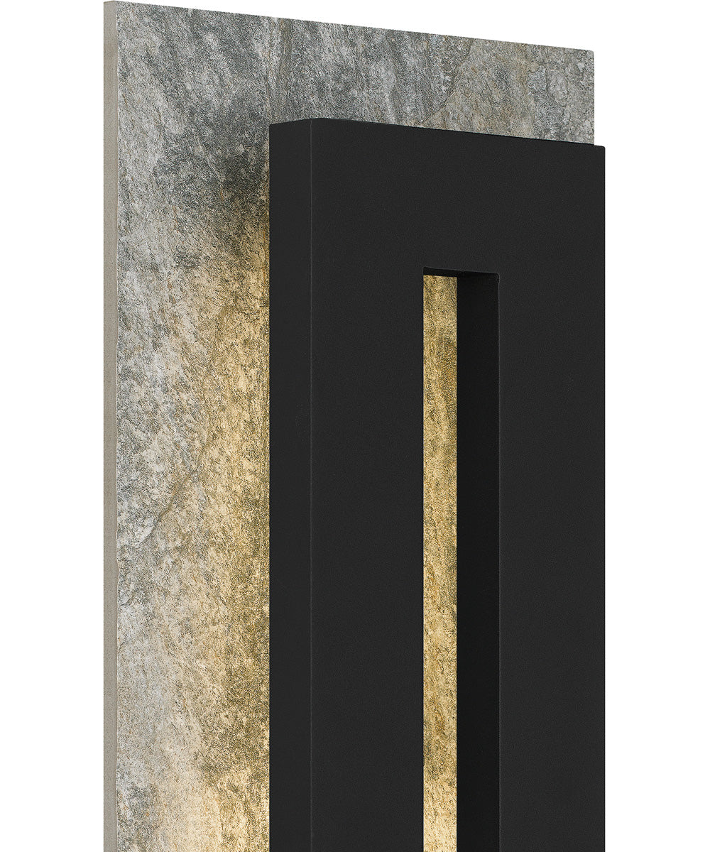 Tate Large Outdoor Wall Light  Coastal Armour Aluminum Earth Black