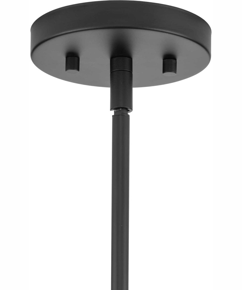 Breckenridge 1-Light Rustic Farmhouse Pendant Matte Black