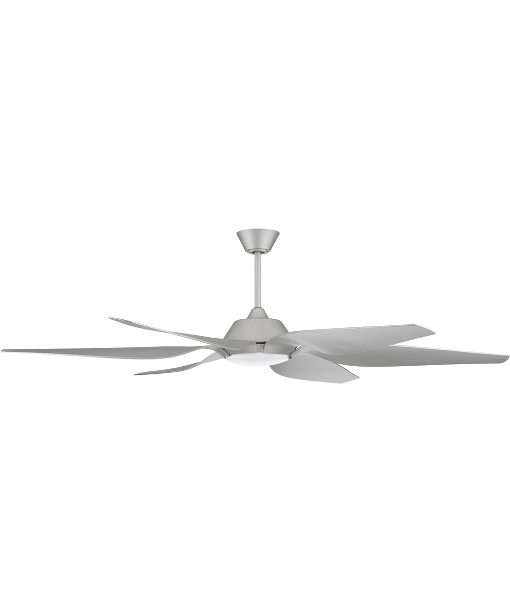 66" Zoom 1-Light Indoor/Outdoor Specialty Ceiling Fan (Blades Included) Titanium