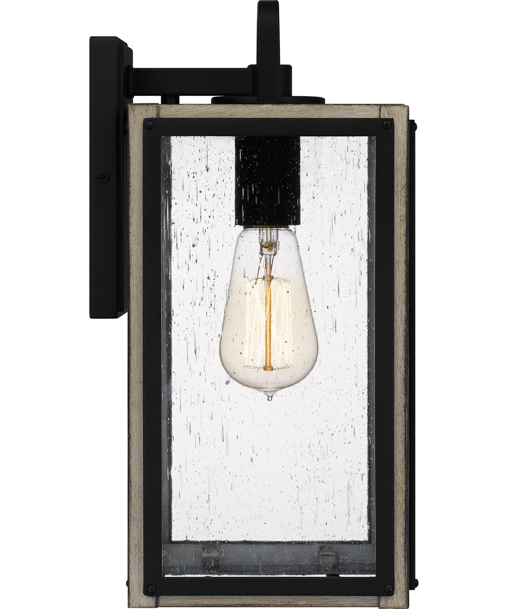 Bramshaw Medium 1-light Outdoor Wall Light  Coastal Armour Aluminum Matte Black