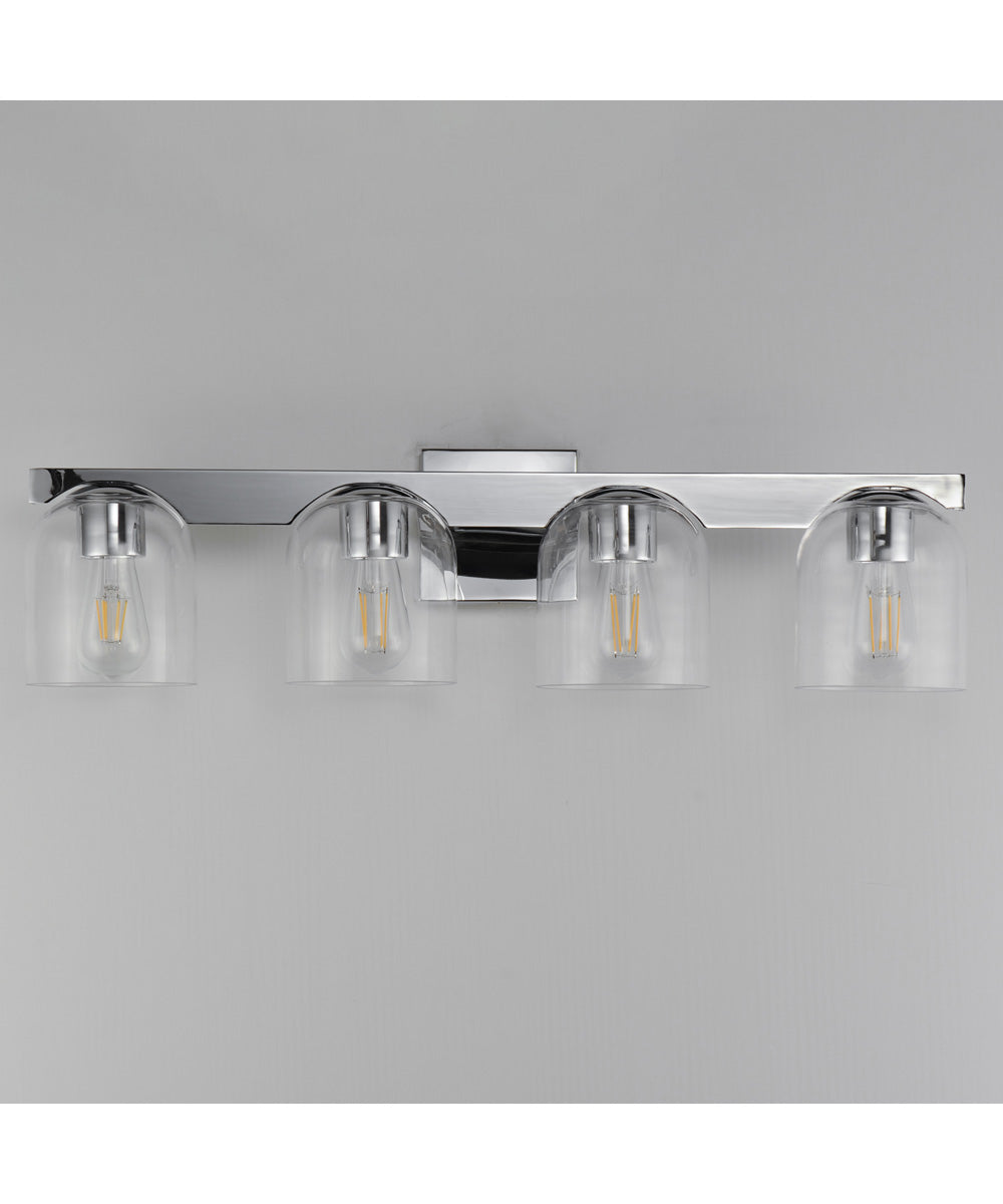 Scoop 4-Light Bath Vanity Polished Chrome