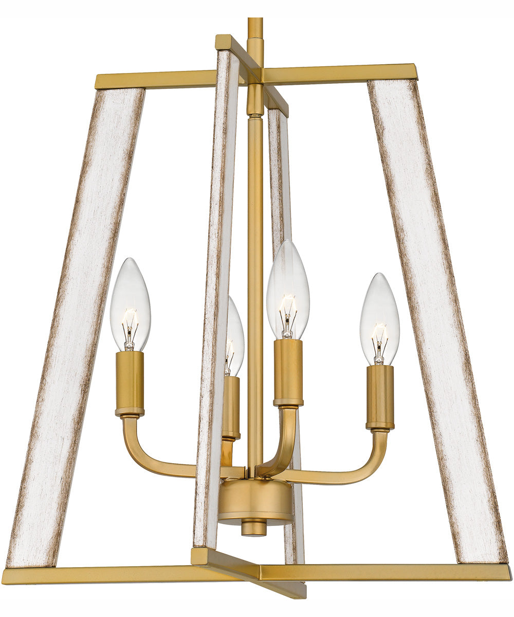 Mayline Large 4-light Pendant Light Gold