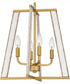 Mayline Large 4-light Pendant Light Gold