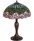 23"H Cabbage Rose  Table Lamp