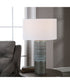 Prova Gray Textured Table Lamp