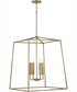 Thea 4-Light Foyer Aged Brass
