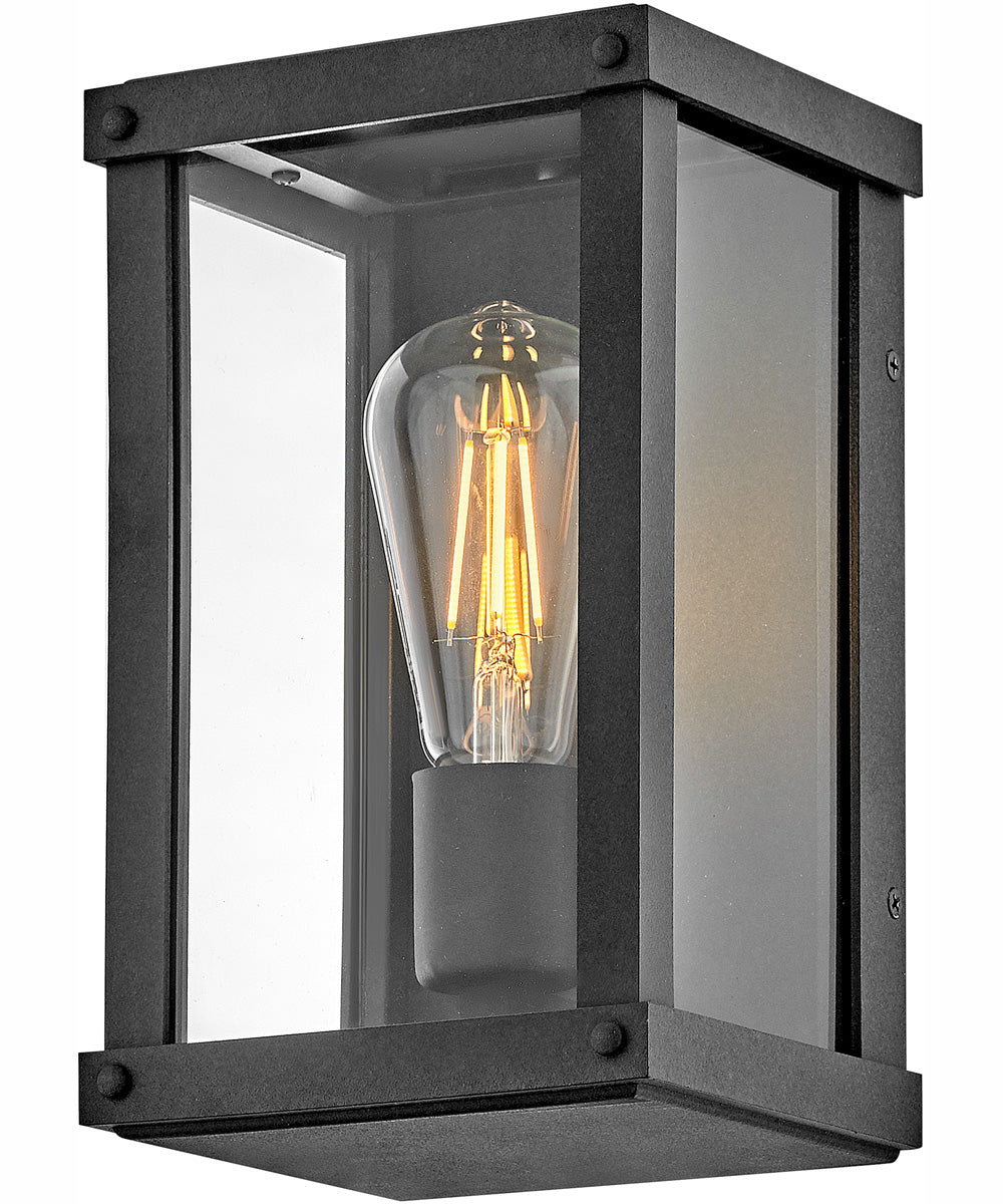 Beckham 1-Light Extra Small Wall Mount Lantern in Aged Zinc